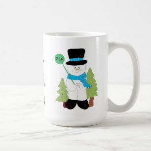 Three Little Snowmen Coffee Mug