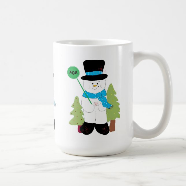 Three Little Snowmen Coffee Mug (Right)