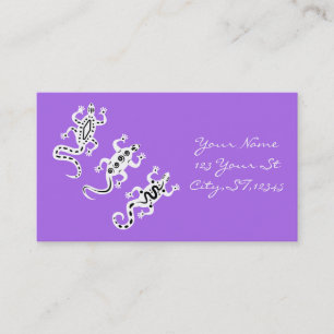 Three Lizards Thunder_Cove Southwest Style Business Card