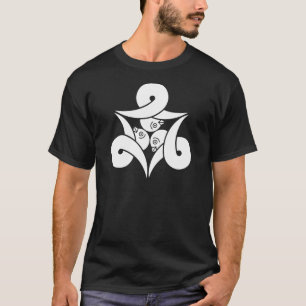Three looped wild geese, inward-facing T-Shirt