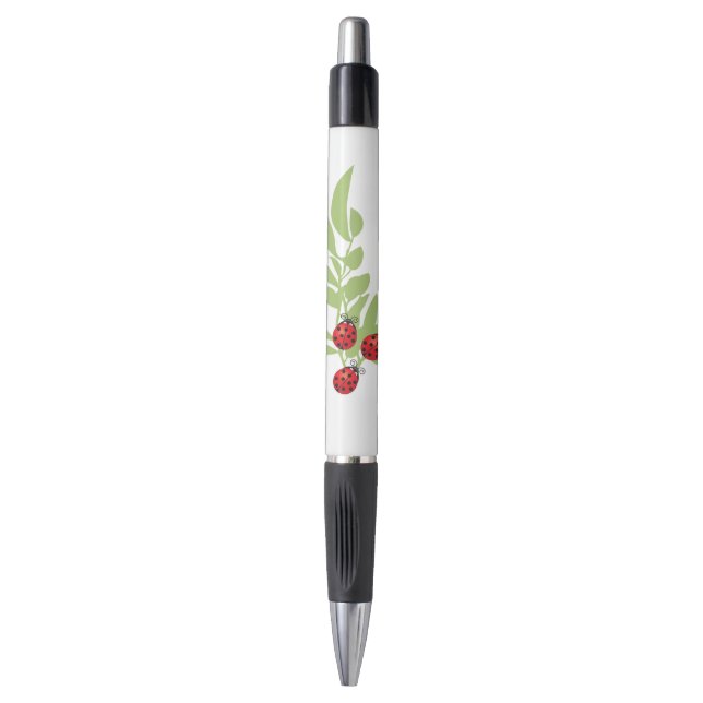 Three Lucky Ladybugs Pen (Front Vertical)