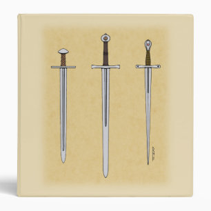 Three Medieval Swords 2016 Binder