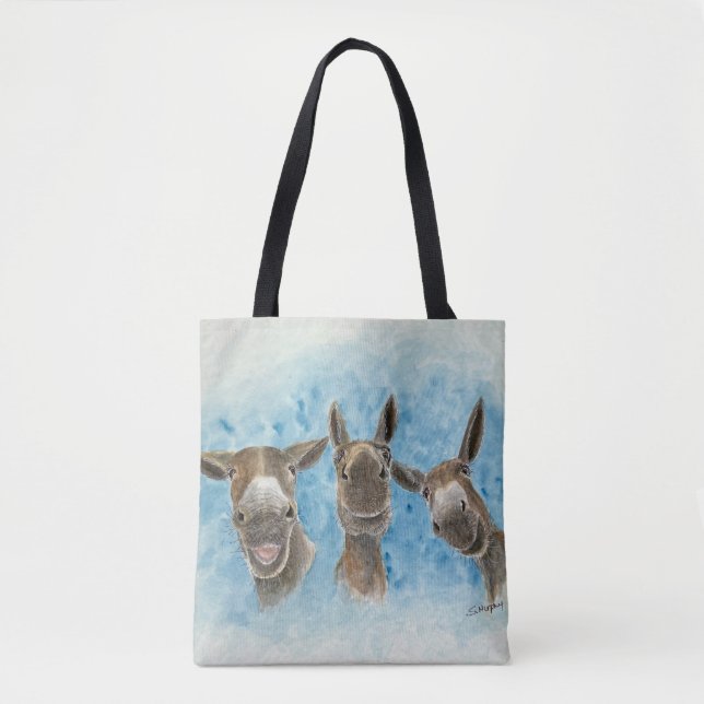 Three Mule Tote Bag (Front)