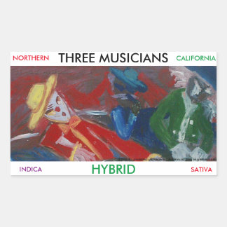 THREE MUSICIANS HYBRID STICKER