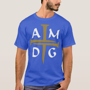 Three Nails Cross AMDG T-Shirt
