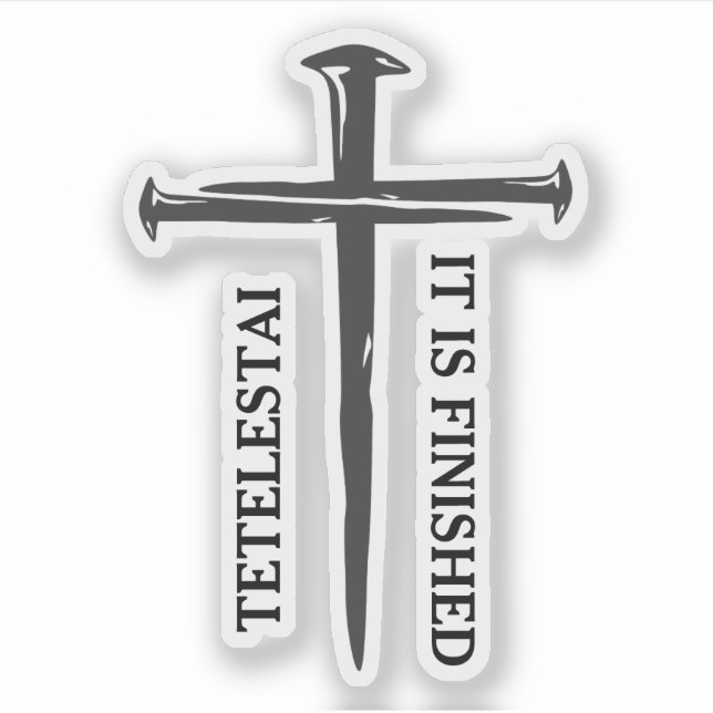 Three Nails Cross Tetelestai (Front)