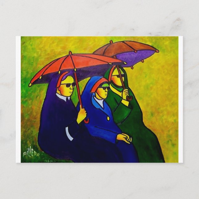 Three Nuns by piliero Postcard (Front)