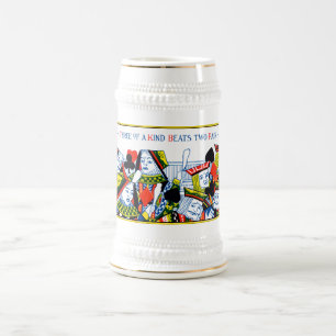 Three of a kind beer stein