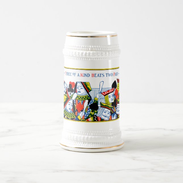 Three of a kind beer stein (Center)