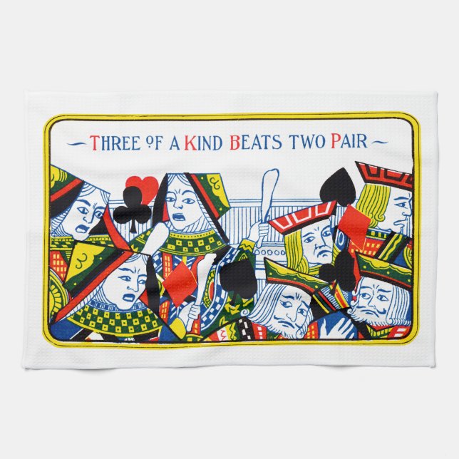 Three of a kind kitchen towel (Horizontal)
