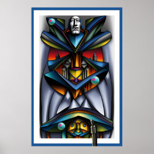 Three Olives and the Tiki Bartender - Ken Gauge Ar Poster