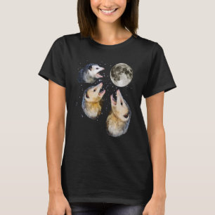 Three Opposum Moon With 3 Possums And Dead Moon 1 T-Shirt