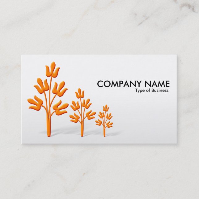 Three Orange Trees Business Card (Front)