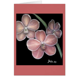 Three Orchids Great Grandpa 55' blank card