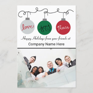 Three Ornaments - Company Card