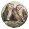 Three Owl Moon Art Sticker