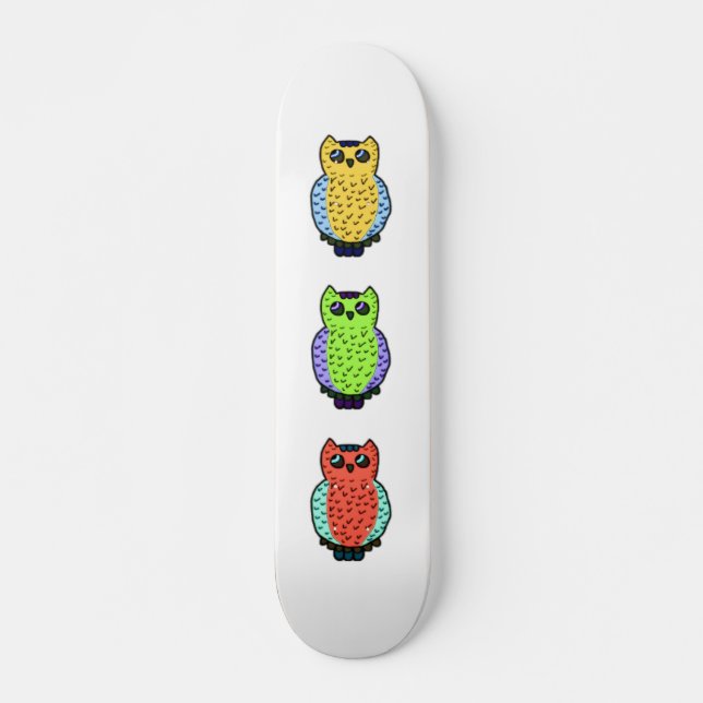 Three Owls Skateboard (Front)