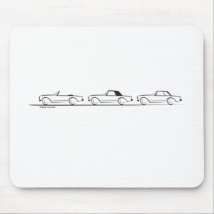 Three Pagoda SLs Mouse Pad