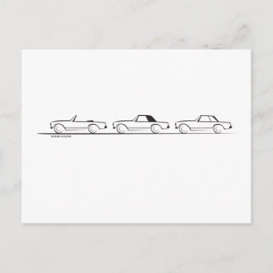 Three Pagoda SLs Postcard