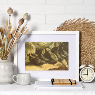 Three Pairs of Shoes by Vincent van Gogh Poster