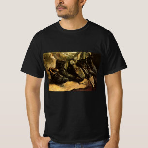 Three Pairs of Shoes by Vincent van Gogh T-Shirt