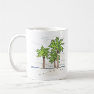 THREE PALMS mug