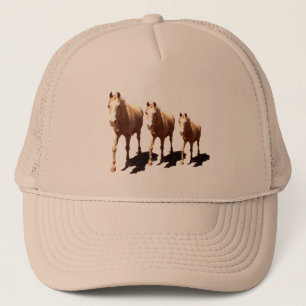 Three Palomino Horses, Trucker Hat