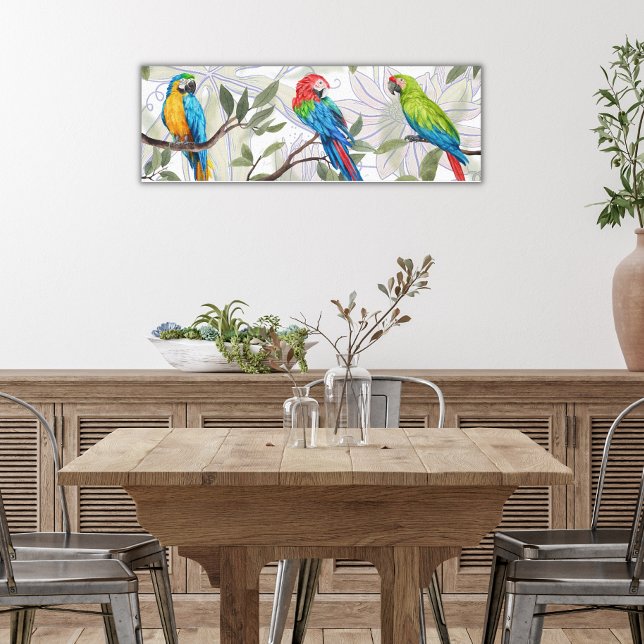 Three Parrots Canvas Print (Creator Uploaded)