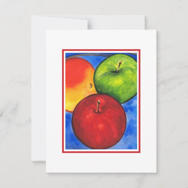 Three Pears  Card (Front)