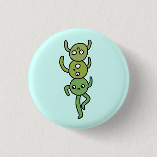 Three Peas In a Pot 1 Inch Round Button