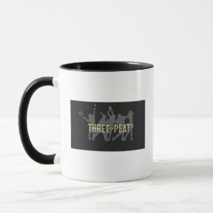 Three-Peat lefty mug