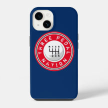 THREE PEDAL NATION iPhone case