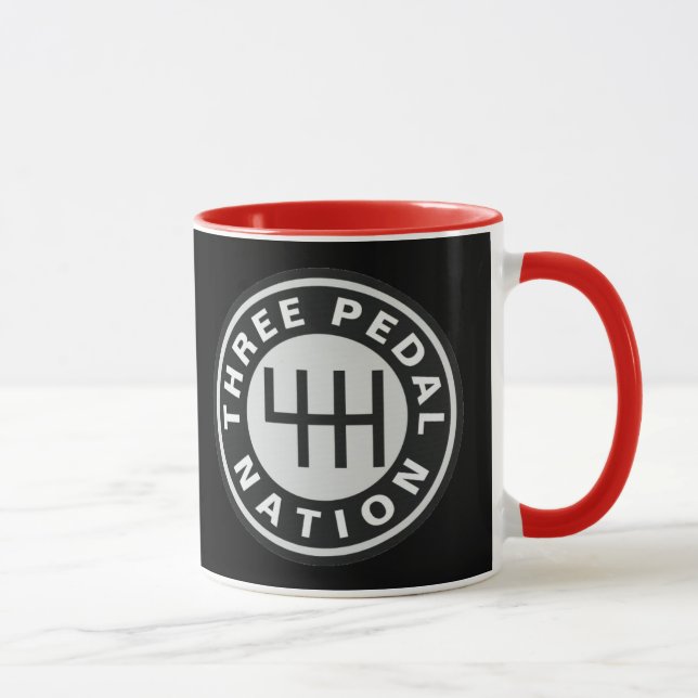 THREE PEDAL NATION Mug (Right)