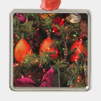 Three Persimmon Ornament Square