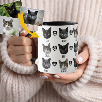 Three Pet Faces, Create Your Own Photo Mug