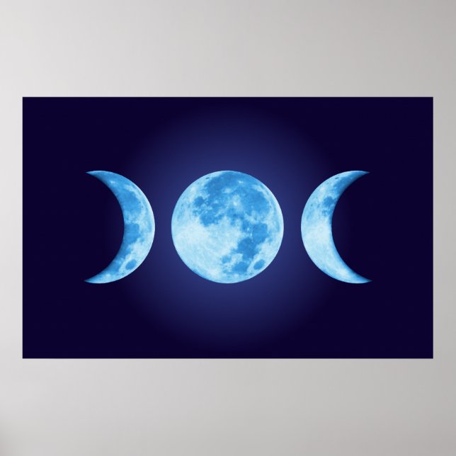 Three Phase Moon Poster (Front)