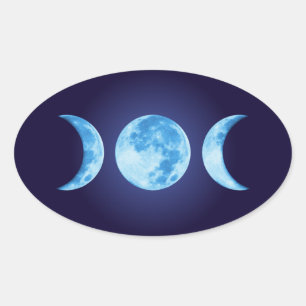 Three Phase Moon Sticker