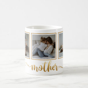 Three Photo Collage Mother's Day Gift Mug