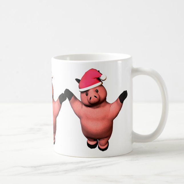 Three Piggy Christmas! Coffee Mug (Right)