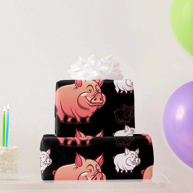 Three Pigs Wrapping Paper (Creator Uploaded)