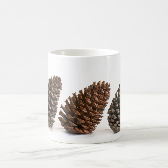 Three pinecones coffee mug (Center)