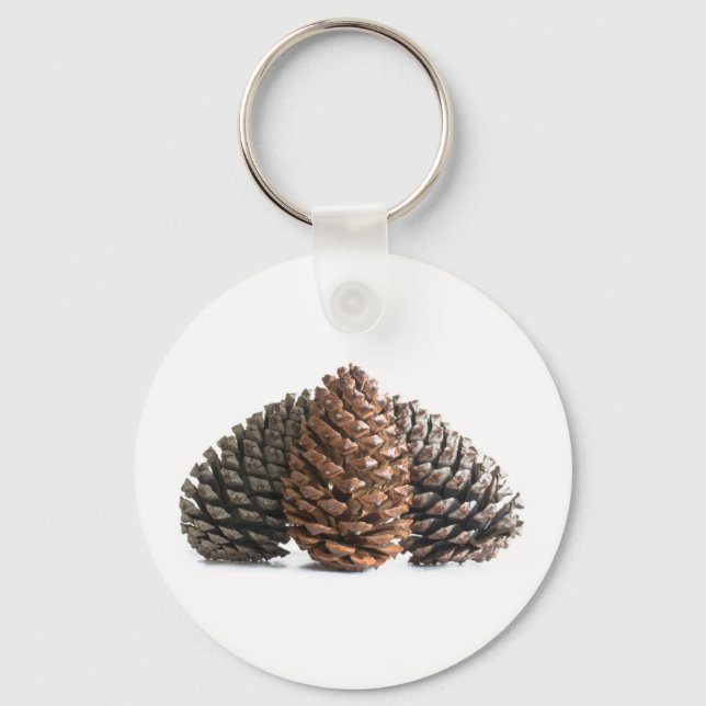 Three pinecones keychain (Front)