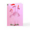 Three Pink Christmas Flamingos
