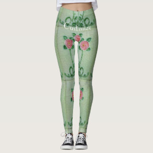 Three Pink Roses Thunder_Cove  Leggings