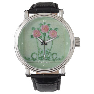 Three Pink Roses Thunder_Cove Watch