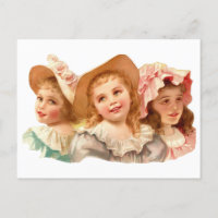 Three Pretty Vintage Girls