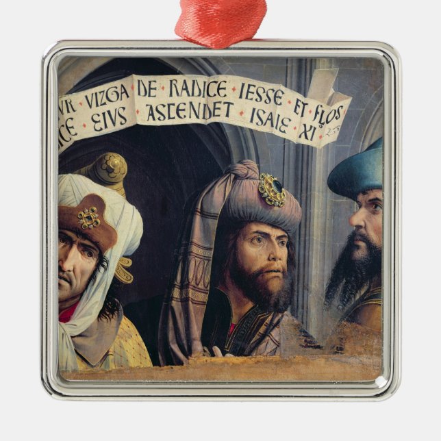 Three Prophets, Provence School Metal Ornament (Front)