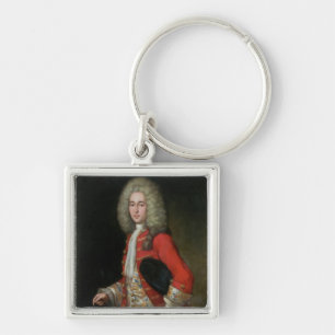 Three-Quarter Length Portrait of a Gentleman Weari Keychain