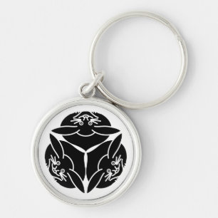 Three rabbits keychain