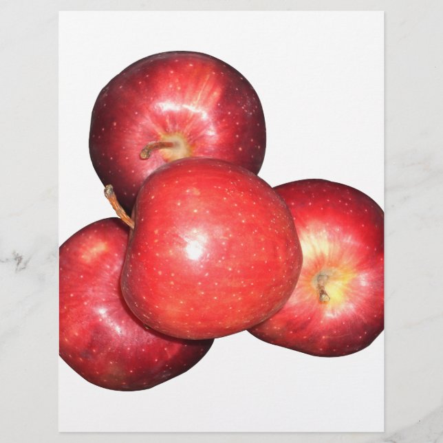 Three Red Apples: Vibrant Trio Delight (Front)